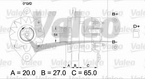 VALEO 436309 Генератор