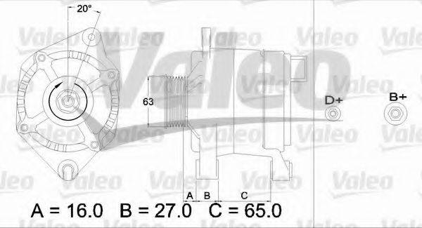 VALEO 436339 Генератор