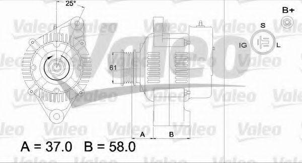 VALEO 436538 Генератор