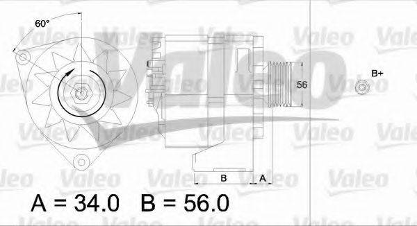 VALEO 436626 Генератор