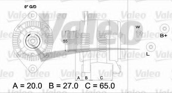 VALEO 436739 Генератор