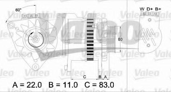 VALEO 437049 Генератор