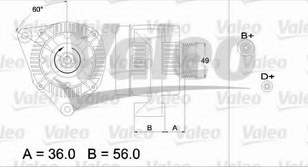 VALEO 437125 Генератор