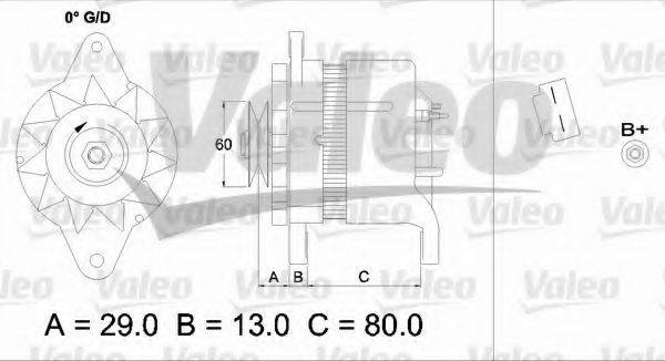 VALEO 437155 Генератор