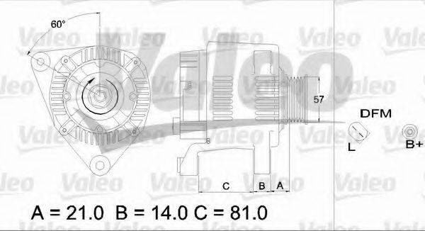 VALEO 437176 Генератор