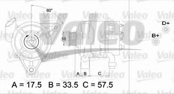 VALEO 437181 Генератор