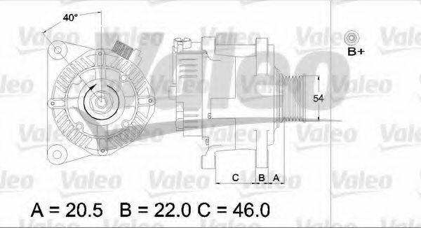 VALEO 437193 Генератор