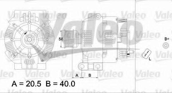 VALEO 437311 Генератор