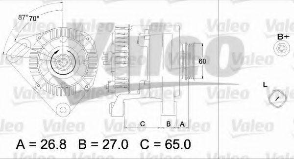 VALEO 437323 Генератор