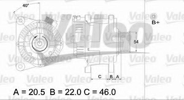 VALEO 437356 Генератор