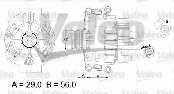 VALEO 437364 Генератор