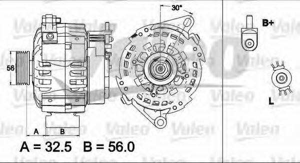 VALEO 437510 Генератор