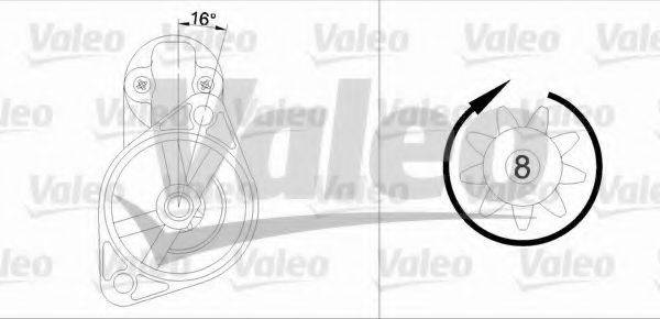 VALEO 455608 Стартер