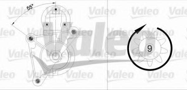 VALEO 455937 Стартер