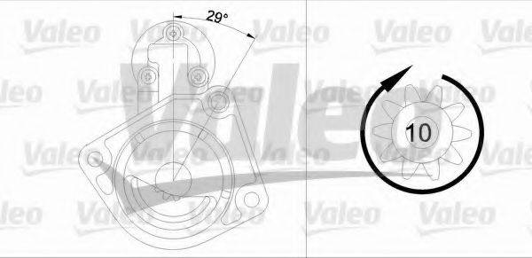 VALEO 458116 Стартер