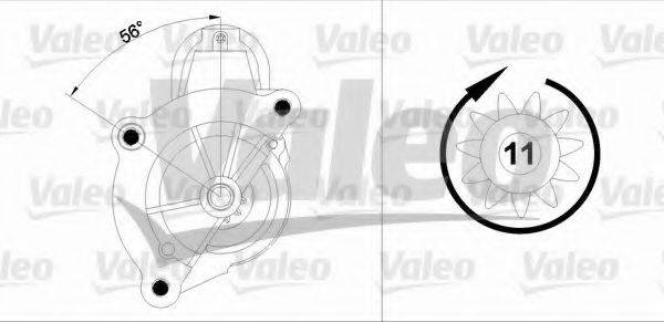 VALEO 458180 Стартер