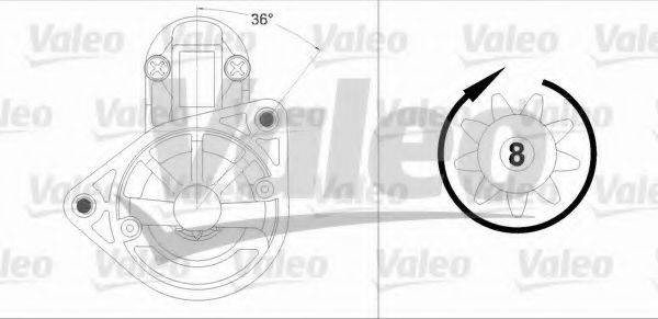 VALEO 458205 Стартер