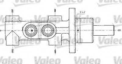 VALEO 402303 головний гальмівний циліндр