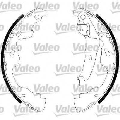 VALEO 554859 Комплект гальмівних колодок