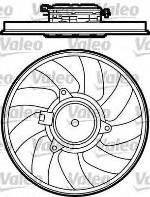 VALEO 696030 Вентилятор, охолодження двигуна