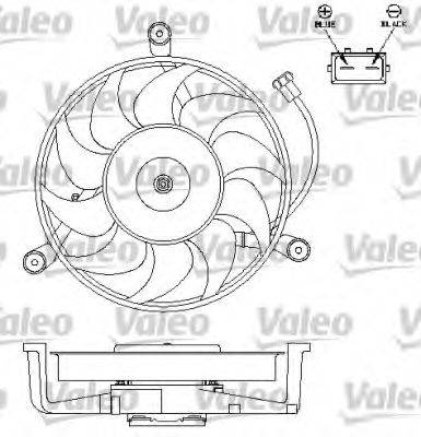 VALEO 696179 Вентилятор, охолодження двигуна