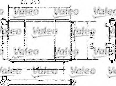 VALEO 730002 Радіатор, охолодження двигуна