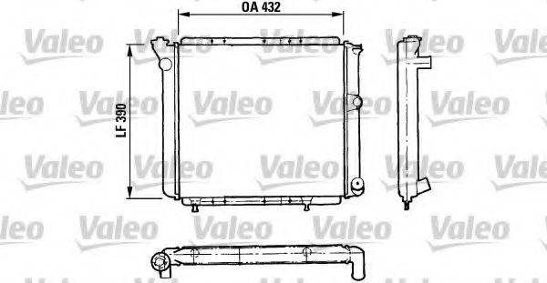 VALEO 730013 Радіатор, охолодження двигуна