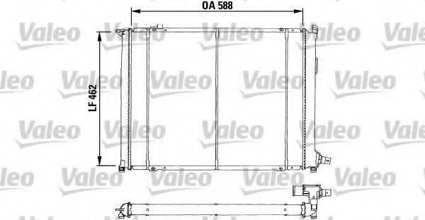 VALEO 730545 Радіатор, охолодження двигуна