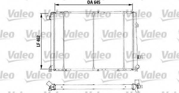 VALEO 730546 Радіатор, охолодження двигуна