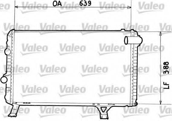 VALEO 730942 Радіатор, охолодження двигуна