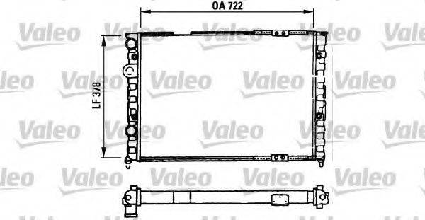 VALEO 730971 Радіатор, охолодження двигуна