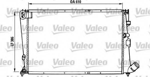 VALEO 731103 Радіатор, охолодження двигуна