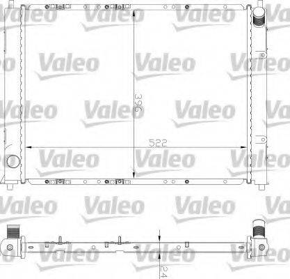 VALEO 734354 Радіатор, охолодження двигуна