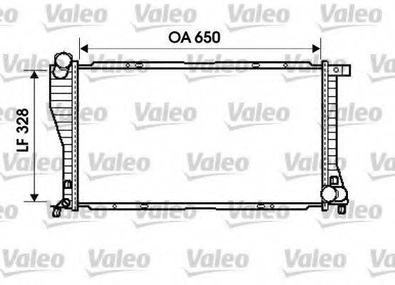 VALEO 734394 Радіатор, охолодження двигуна