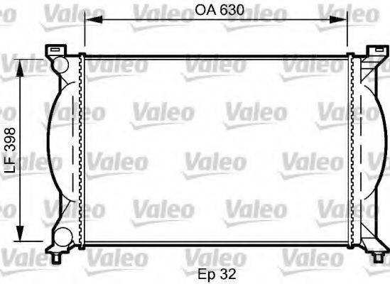 VALEO 735022 Радіатор, охолодження двигуна