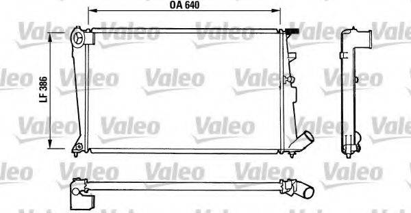 VALEO 810836 Радіатор, охолодження двигуна