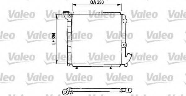 VALEO 810927 Радіатор, охолодження двигуна