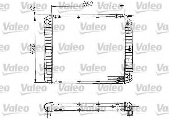 VALEO 810970 Радіатор, охолодження двигуна