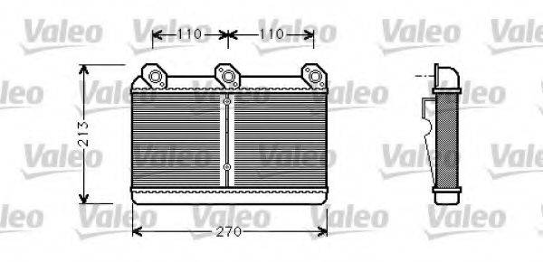 VALEO 812294 Теплообмінник, опалення салону