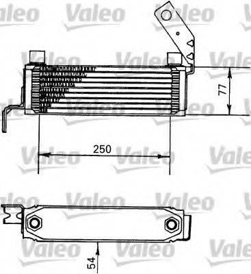 VALEO 816675 масляний радіатор, моторне масло