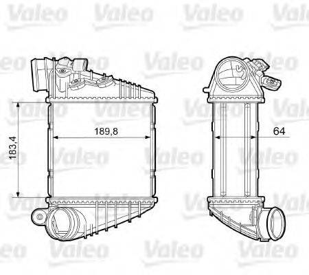 VALEO 817457 Інтеркулер