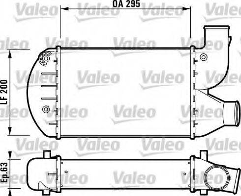 VALEO 817627 Інтеркулер