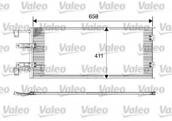 VALEO 817645 Конденсатор, кондиціонер