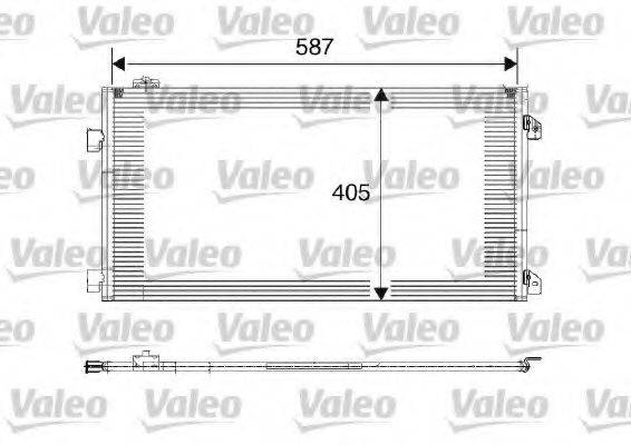 VALEO 817646 Конденсатор, кондиціонер