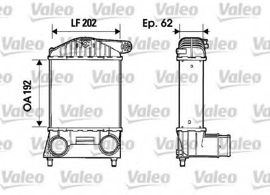 VALEO 817884 Інтеркулер