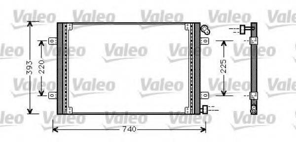 VALEO 818029 Конденсатор, кондиціонер