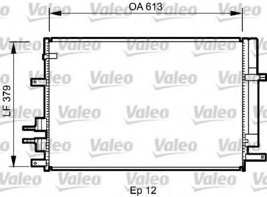 VALEO 818187 Конденсатор, кондиціонер