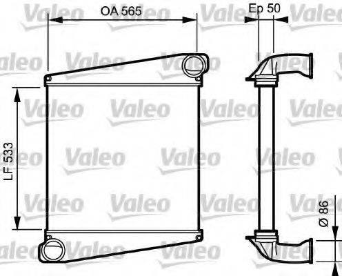 VALEO 818871 Інтеркулер