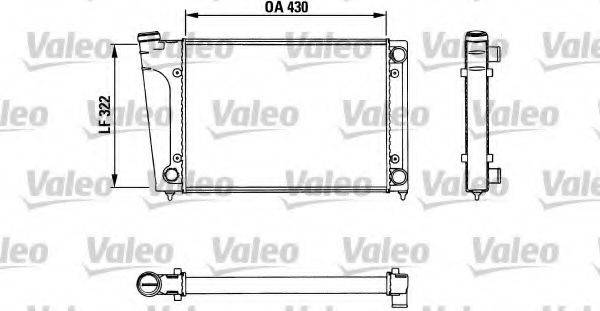 VALEO 883717 Радіатор, охолодження двигуна