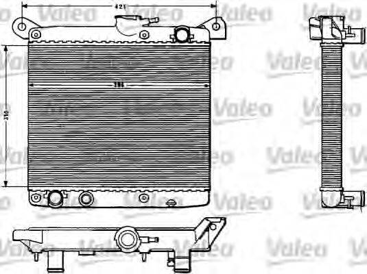 VALEO 883783 Радіатор, охолодження двигуна